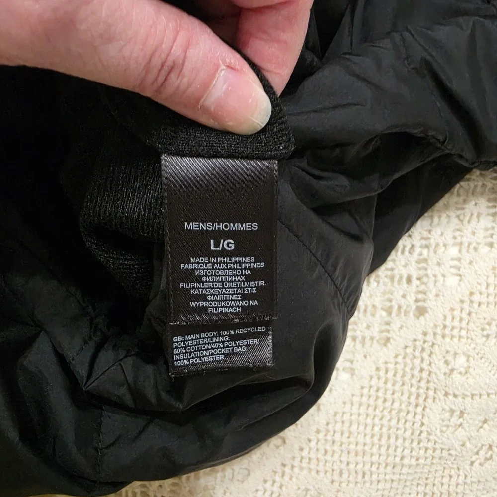 The North Face Reversible Flannel Shirt Shacket Puffer Jacket Large
